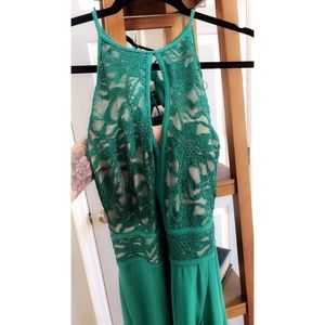 Emerald Green Evening Dress